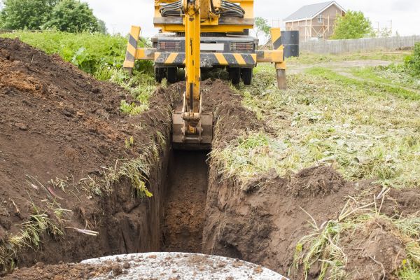 Drainage Trench Installation in Middletown