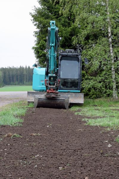 Backhoe Grading in Middletown