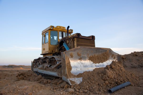 Bulldozer Land Grading in Middletown