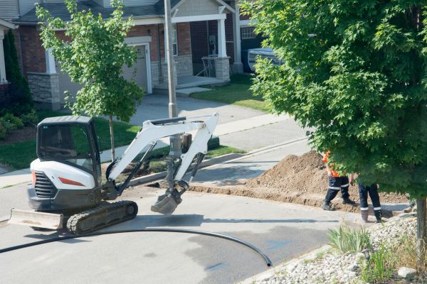 Electrical Line Trenching in Middletown
