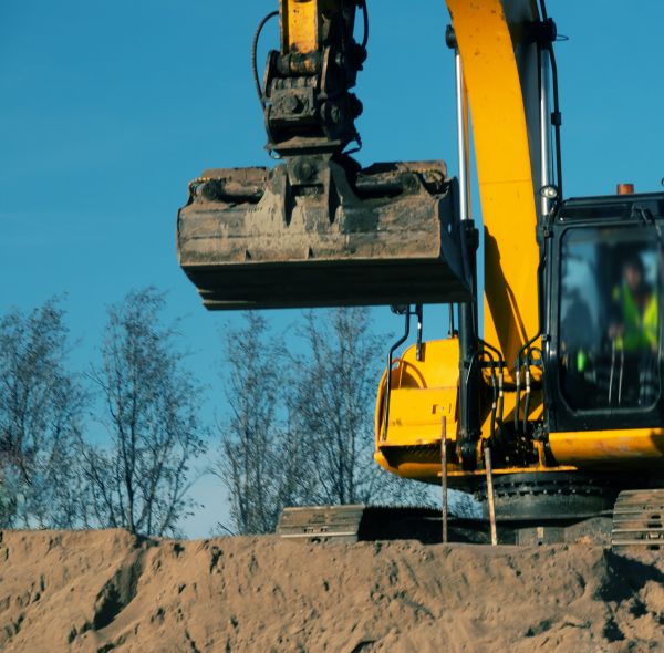 Ditch Grading in Middletown